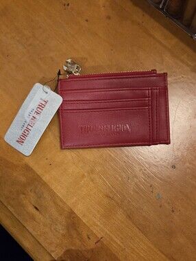 True Religion Red Card Holder Wallet